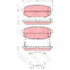 Image de Kit De Plaquettes De Frein, Frein À Disque Gdb3384 Trw Trw Gdb3384 Hyundai