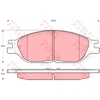 Image de Kit De Plaquettes De Frein, Frein À Disque Gdb4138 Trw Trw Gdb4138 Ford Usa