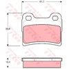 Image de Kit De Plaquettes De Frein, Frein À Disque Gdb1639 Trw Trw Gdb1639 Ford