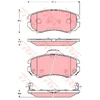 Image de Kit De Plaquettes De Frein, Frein À Disque Cotec Gdb3386 Trw Trw Gdb3386 Hyundai;Kia