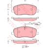 Image de Kit De Plaquettes De Frein, Frein À Disque Cotec Gdb1636 Trw Trw Gdb1636 Fiat