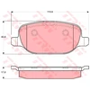 Image de Kit De Plaquettes De Frein, Frein À Disque Cotec Gdb1649 Trw Trw Gdb1649 Alfa Romeo;Lancia