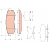 Image de Kit De Plaquettes De Frein, Frein À Disque Gdb3406 Trw Trw Gdb3406 Mazda