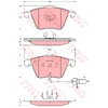 Image de Kit De Plaquettes De Frein, Frein À Disque Cotec Gdb1659 Trw Trw Gdb1659 Audi