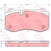 Image de Kit De Plaquettes De Frein, Frein À Disque Cotec Gdb1667 Trw Trw Gdb1667 Mercedes-Benz