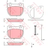 Image de Kit De Plaquettes De Frein, Frein À Disque Cotec Gdb1666 Trw Trw Gdb1666 Land Rover