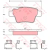 Image de Kit De Plaquettes De Frein, Frein À Disque Cotec Gdb1678 Trw Trw Gdb1678 Peugeot