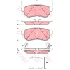 Image de Kit De Plaquettes De Frein, Frein À Disque Gdb3432 Trw Trw Gdb3432 Hyundai
