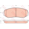 Image de Kit De Plaquettes De Frein, Frein À Disque Cotec Gdb3443 Trw Trw Gdb3443 Suzuki