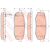 Image de Kit De Plaquettes De Frein, Frein À Disque Gdb3442 Trw Trw Gdb3442 Subaru;Toyota
