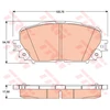 Image de Kit De Plaquettes De Frein, Frein À Disque Gdb3460 Trw Trw Gdb3460 Toyota