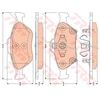 Image de Kit De Plaquettes De Frein, Frein À Disque Cotec Gdb3457 Trw Trw Gdb3457 Daihatsu;Toyota