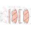Image de Kit De Plaquettes De Frein, Frein À Disque Gdb3452 Trw Trw Gdb3452 Kia