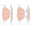 Image de Kit De Plaquettes De Frein, Frein À Disque Cotec Gdb1728 Trw Trw Gdb1728 Bmw