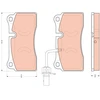 Image de Kit De Plaquettes De Frein, Frein À Disque Gdb1731 Trw Trw Gdb1731 Audi