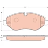 Image de Kit De Plaquettes De Frein, Frein À Disque Cotec Gdb1747 Trw Trw Gdb1747 Iveco