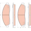Image de Kit De Plaquettes De Frein, Frein À Disque Cotec Gdb3466 Trw Trw Gdb3466 Isuzu;Mitsubishi