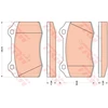 Image de Kit De Plaquettes De Frein, Frein À Disque Gdb1772 Trw Trw Gdb1772 Ford