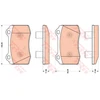 Image de Kit De Plaquettes De Frein, Frein À Disque Gdb1773 Trw Trw Gdb1773 Ford