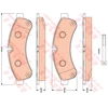 Image de Kit De Plaquettes De Frein, Frein À Disque Cotec Gdb1780 Trw Trw Gdb1780 Iveco