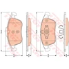 Image de Kit De Plaquettes De Frein, Frein À Disque Cotec Gdb1790 Trw Trw Gdb1790 Renault