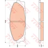 Image de Kit De Plaquettes De Frein, Frein À Disque Gdb3485 Trw Trw Gdb3485 Toyota