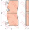 Image de Kit De Plaquettes De Frein, Frein À Disque Gdb1816 Trw Trw Gdb1816 Audi