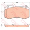 Image de Kit De Plaquettes De Frein, Frein À Disque Gdb1822 Trw Trw Gdb1822 Mercedes-Benz