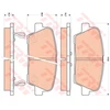 Image de Kit De Plaquettes De Frein, Frein À Disque Cotec Gdb3499 Trw Trw Gdb3499 Hyundai;Kia