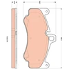 Image de Kit De Plaquettes De Frein, Frein À Disque Gdb1859 Trw Trw Gdb1859 Porsche