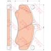 Image de Kit De Plaquettes De Frein, Frein À Disque Gdb1863 Trw Trw Gdb1863 Porsche