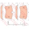 Image de Kit De Plaquettes De Frein, Frein À Disque Gdb1866 Trw Trw Gdb1866 Audi