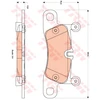 Image de Kit De Plaquettes De Frein, Frein À Disque Cotec Gdb1875 Trw Trw Gdb1875 Porsche;Volkswagen