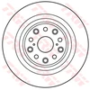 Image de Disque De Frein Trw Df6038s Lexus