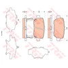 Image de Kit De Plaquettes De Frein, Frein À Disque Gdb3512 Trw Trw Gdb3512 Honda