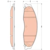 Image de Kit De Plaquettes De Frein, Frein À Disque Gdb4601 Trw Trw Gdb4601 Cadillac