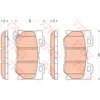 Image de Kit De Plaquettes De Frein, Frein À Disque Cotec Gdb3515 Trw Trw Gdb3515 Infiniti;Nissan