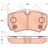 Image de Kit De Plaquettes De Frein, Frein À Disque Cotec Gdb1901 Trw Trw Gdb1901 Ford