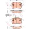Image de Kit De Plaquettes De Frein, Frein À Disque Cotec Gdb1905 Trw Trw Gdb1905 Alfa Romeo