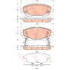 Image de Kit De Plaquettes De Frein, Frein À Disque Gdb3518 Trw Trw Gdb3518 Toyota
