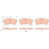 Image de Kit De Plaquettes De Frein, Frein À Disque Cotec Gdb3524 Trw Trw Gdb3524 Toyota