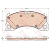 Image de Kit De Plaquettes De Frein, Frein À Disque Cotec Gdb1969 Trw Trw Gdb1969 Porsche;Volkswagen