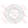 Image de Disque De Frein Trw Df6234 Subaru;Toyota