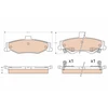 Image de Kit De Plaquettes De Frein, Frein À Disque Gdb3570 Trw Trw Gdb3570 Chevrolet