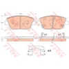Image de Kit De Plaquettes De Frein, Frein À Disque Gdb3540 Trw Trw Gdb3540 Kia