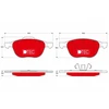 Image de Kit De Plaquettes De Frein, Frein À Disque Dtec Cotec Gdb1583dte Trw Trw Gdb1583dte Ford;Mazda;Volvo