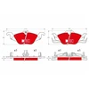 Image de Kit De Plaquettes De Frein, Frein À Disque Dtec Cotec Gdb1351dte Trw Trw Gdb1351dte Chevrolet;Opel;Vauxhall