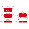 Image de Kit De Plaquettes De Frein, Frein À Disque Dtec Cotec Gdb1350dte Trw Trw Gdb1350dte Opel;Vauxhall