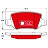 Image de Kit De Plaquettes De Frein, Frein À Disque Dtec Cotec Gdb1481dte Trw Trw Gdb1481dte Mercedes-Benz