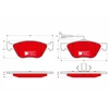 Image de Kit De Plaquettes De Frein, Frein À Disque Dtec Cotec Gdb1212dte Trw Trw Gdb1212dte Alfa Romeo;Fiat;Lancia